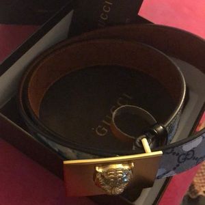 Gucci Tiger Bloom Belt
